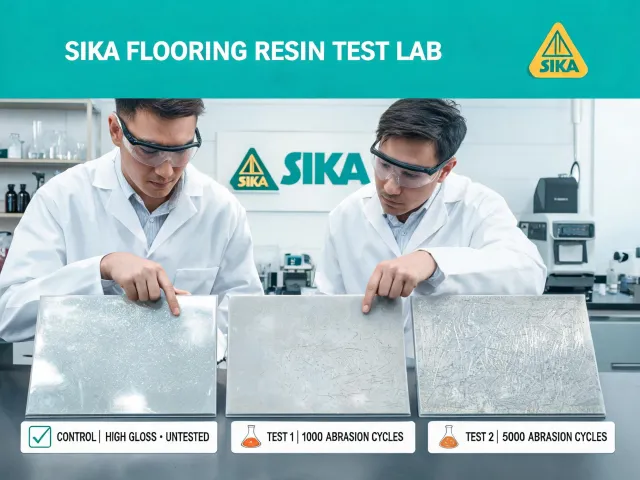 Sika flooring resin lab